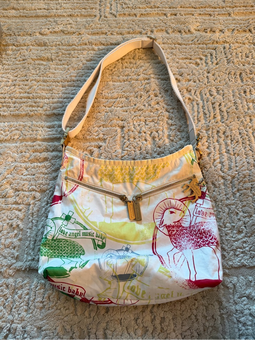 2003 L.A.M.B. Gwen Stefani x LeSportsac “Love Angel Music Baby” crossbody bag